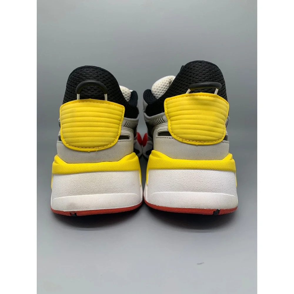 Puma RS-X Toys White Yellow Red Running Shoes 369449-15 Men's Sz‎ 13